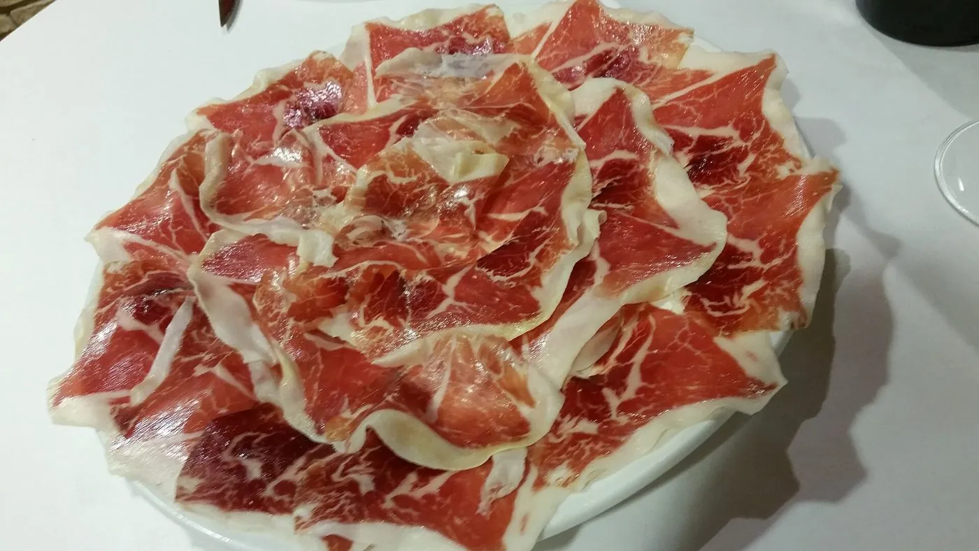 Plato de loncheado ibérico