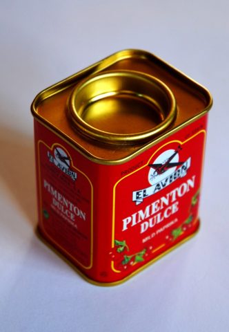 Pimentón envasado