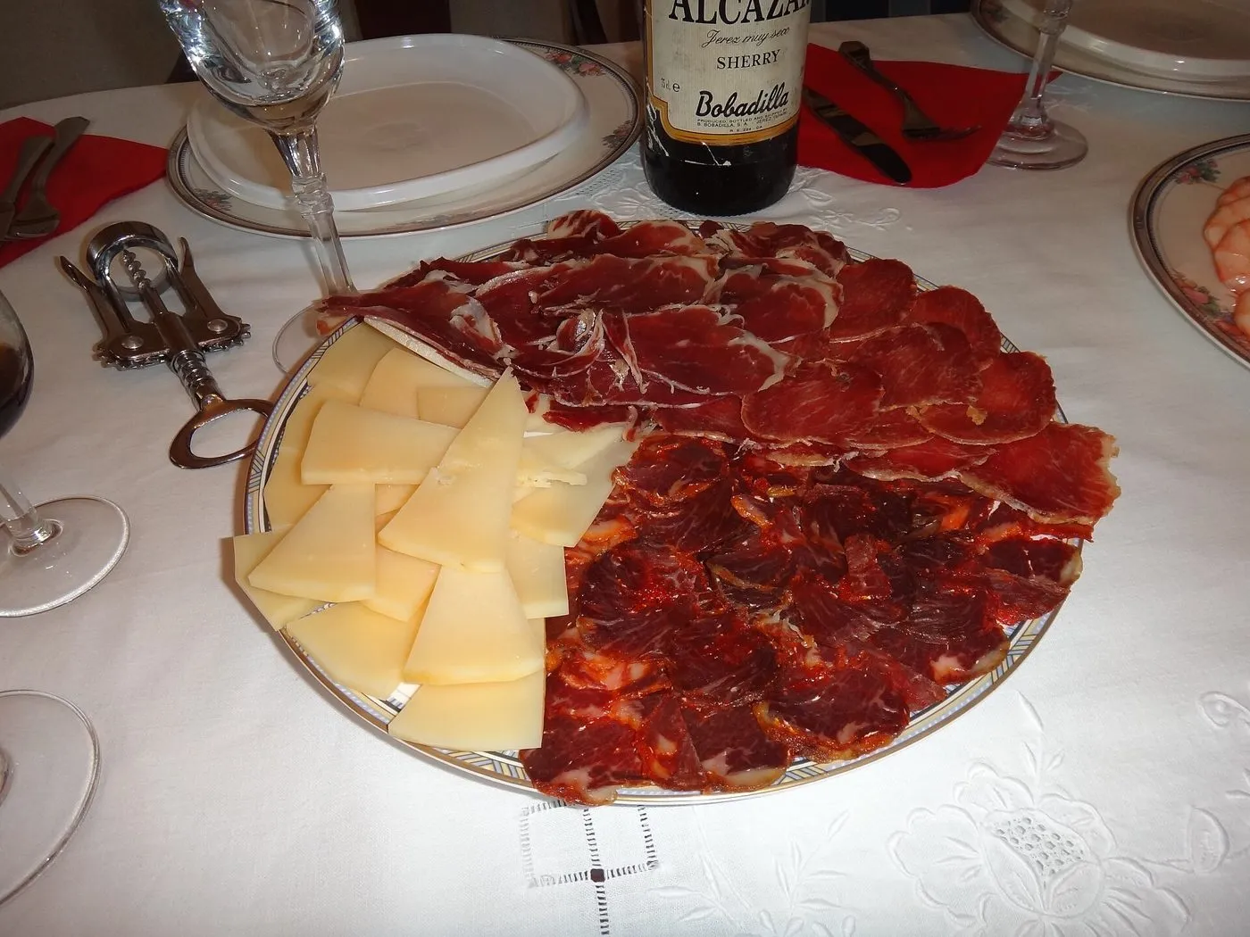 Surtido ibérico de bellota (tabla de ibéricos)