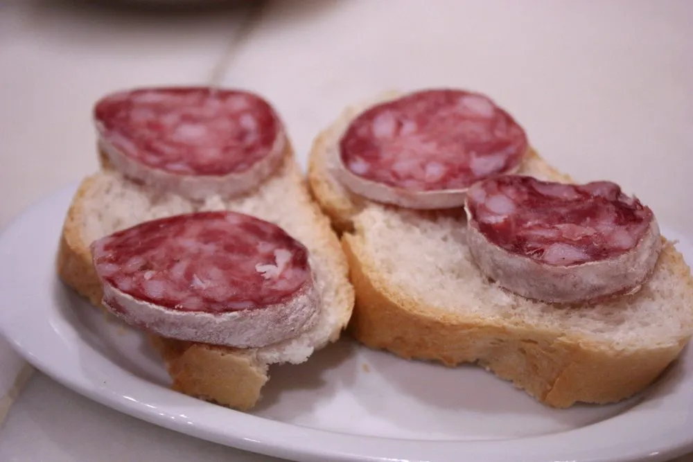 Tapa de salchichón