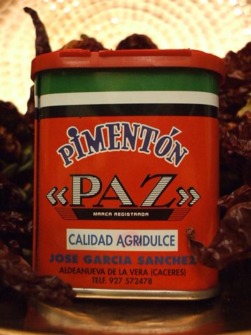 Pimentón agridulce de La Vera